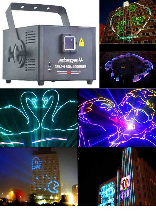 Оборудование для световой рекламы Promolaser STAGE4 GRAPH SDA 6000RGB для 700 метров