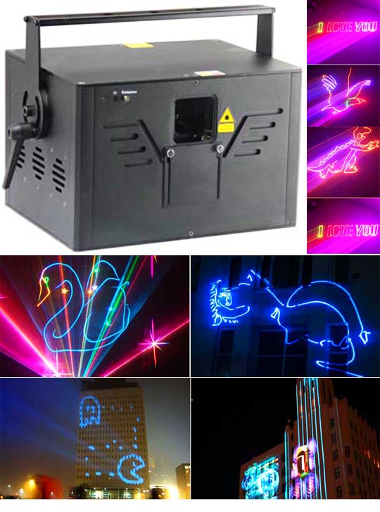 Лазерный проектор для рекламы AH200RGB