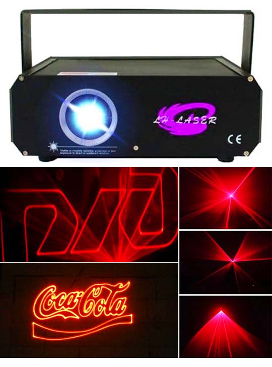Лазерный проектор для рекламы красный 1000mW LASER HIGHT 3D SD