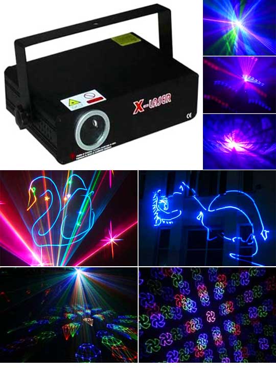 Лазерный проектор для наружной рекламы RGB300SD