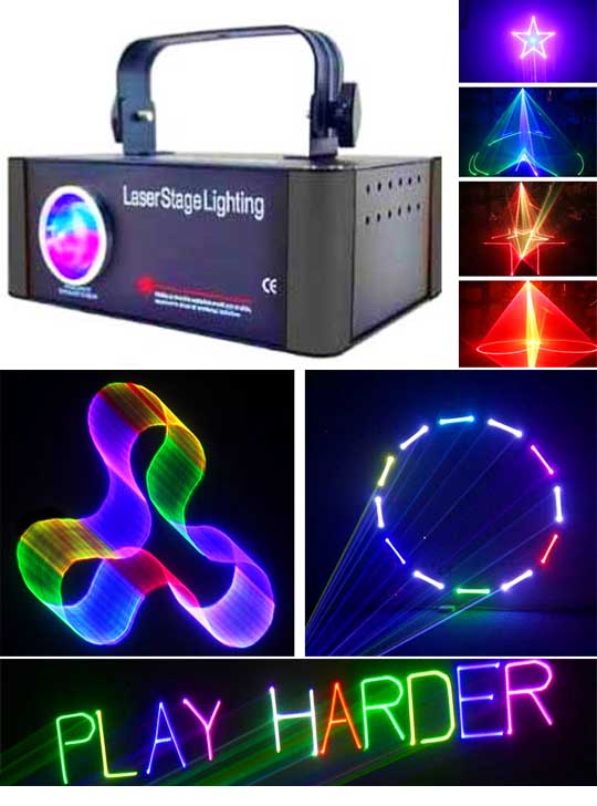Лазерный проектор для рисования на асфальте BG SV 01 RGB
