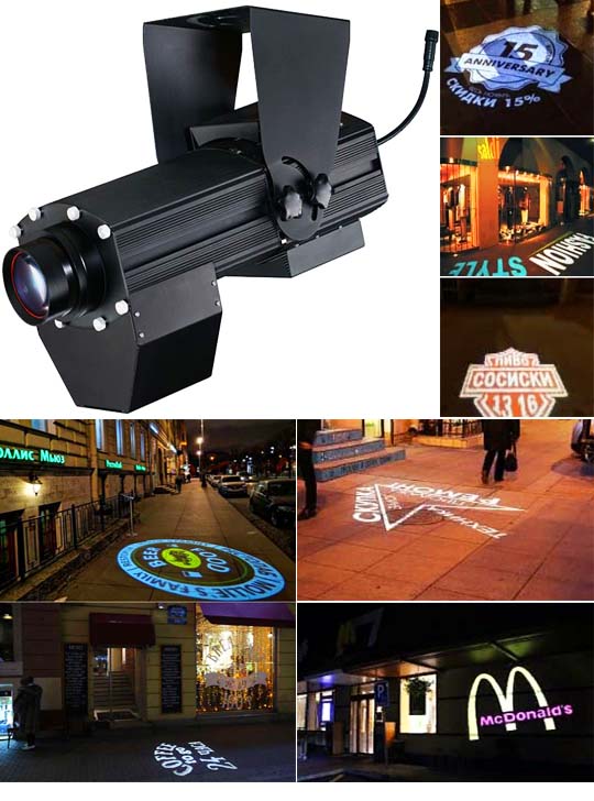 Гобо проектор для рекламы LED GB150R Outdoor