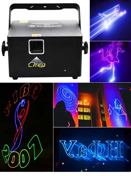 Лазерный проектор для рекламы на горах WORLD CLASS 3B RGB 1W