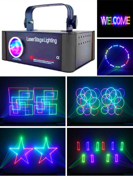 Лазер для дискотек BG SV 01 RGB