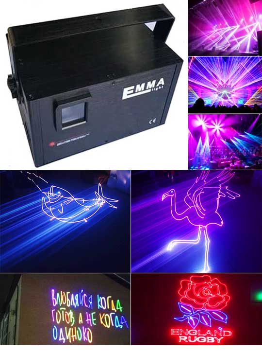 Сценический театральный лазер EM-PREMIUM 1500