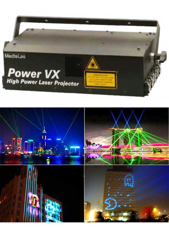 Лазерный проектор для рекламы на облаках MEDIALAS Power VX 3000B
