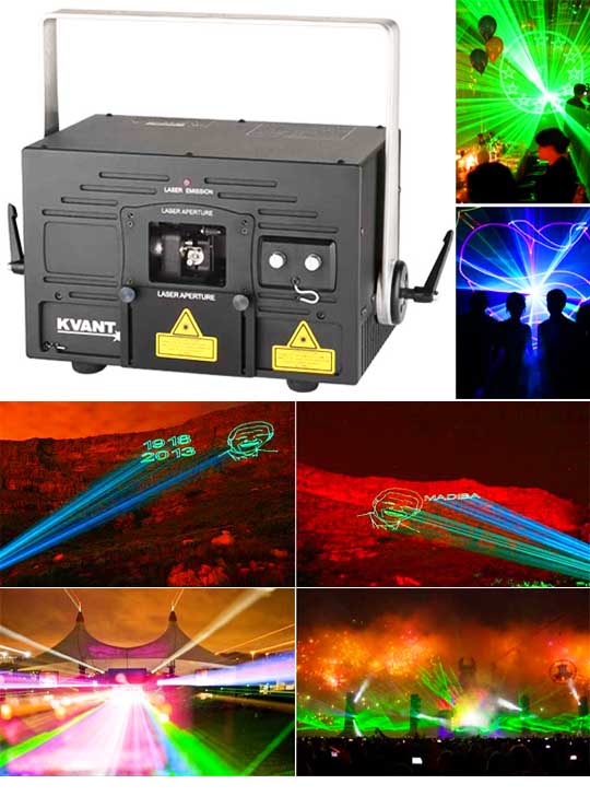 Лазерный проектор для рекламы на облаках KVANT Clubmax 2000