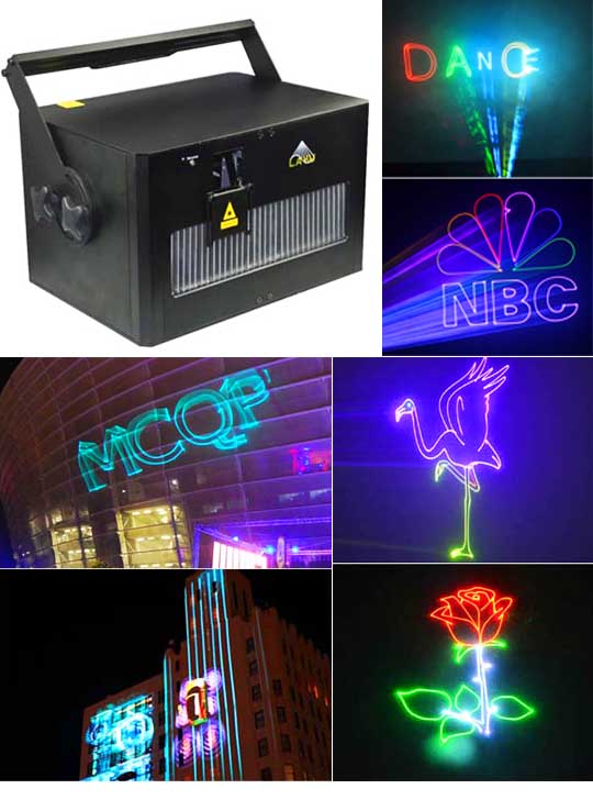 Лазерный проектор для рекламы на облаках A10-FB4