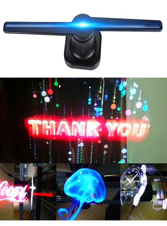 Голографический проектор MAX3D-Z7, Голографическая реклама в воздухе