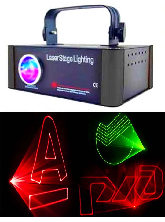 Лазерный проектор для наружной рекламы X-Laser RGV