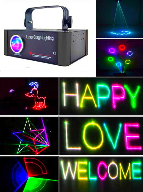 Лазерный проектор для рекламы BG SV 01 RGB