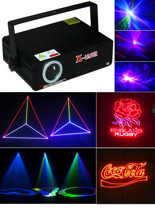 Лазерный проектор для рисования на асфальте RGB300SD