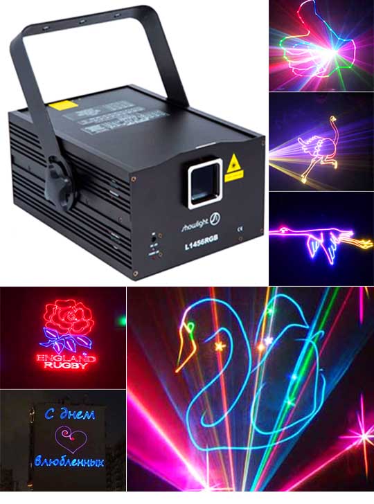 Программируемый лазерный проектор SHOWLIGHT L1456RGB