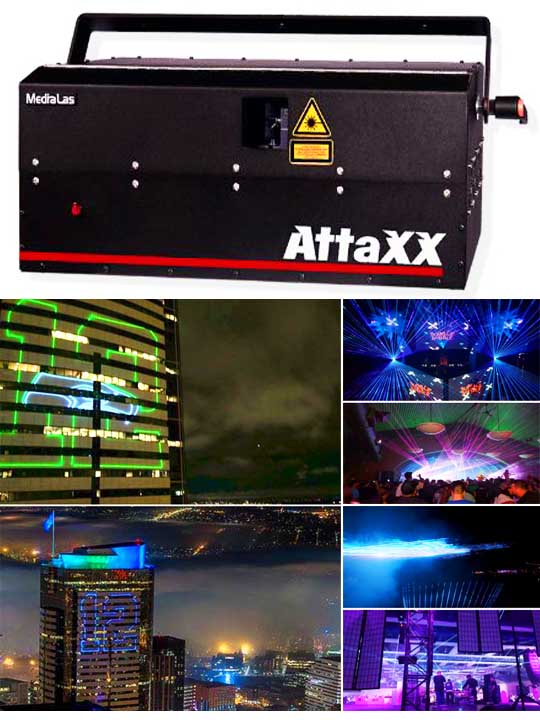 Лазерный проектор для рекламы MEDIALAS AttaXX 4000 RGB