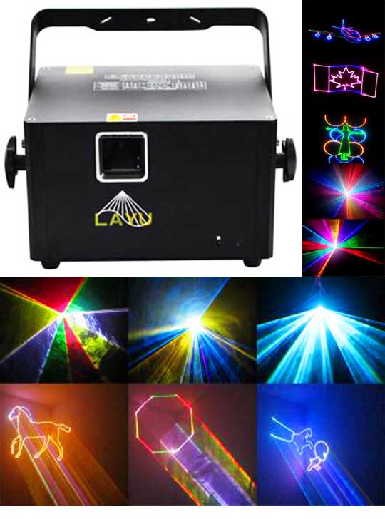 Сценический театральный лазер WORLD CLASS 3B RGB 1W