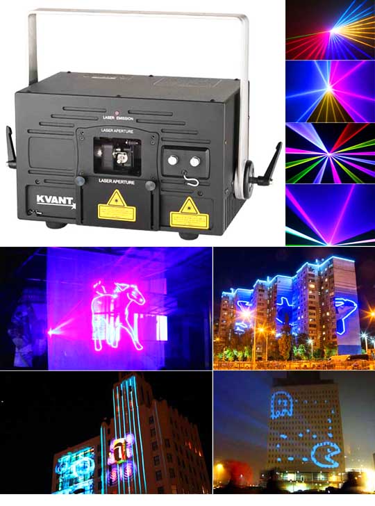 Лазерный проектор для рекламы RGB ClubMax 1000