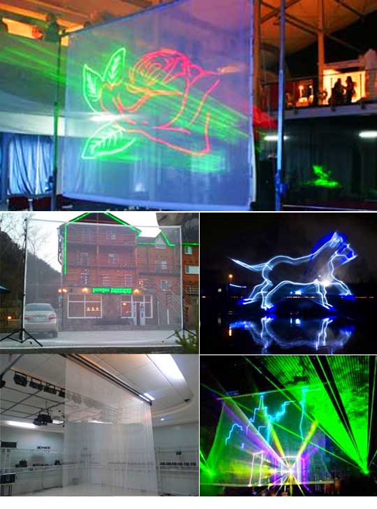Экран для лазерных проекторов
