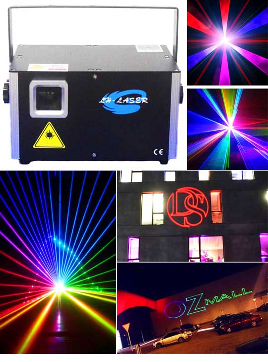 Оборудование для лазерного шоу 1200МВТ 3D SD RGB