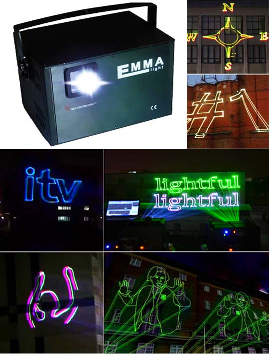 Лазерный проектор для рекламы 1500МВТ 3D