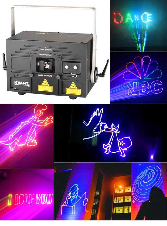 Лазерный проектор для рекламы ClubMax 1000