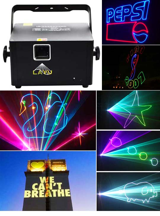 Лазерный проектор для рекламы WORLD CLASS 3B RGB 1W