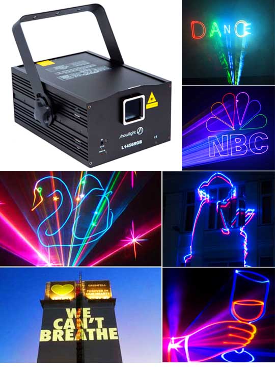 Программируемый лазер для рекламы SHOWLIGHT L1456RGB