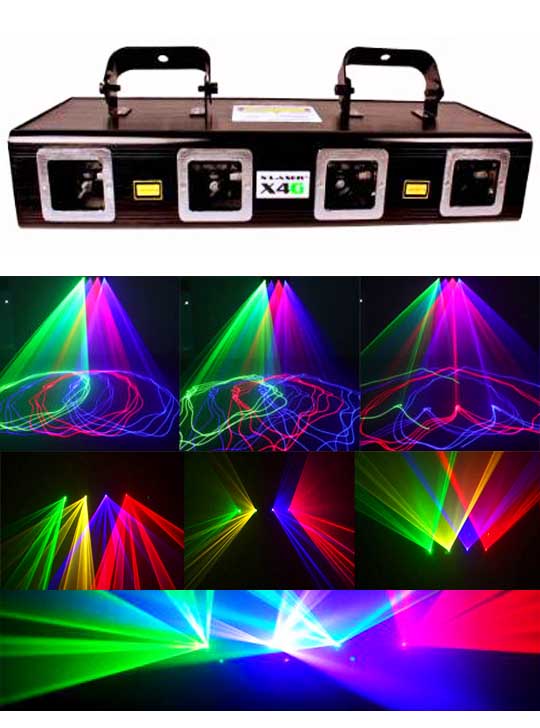 Лазерный проектор RGB LASER STAGE X-Laser SHOW X4C
