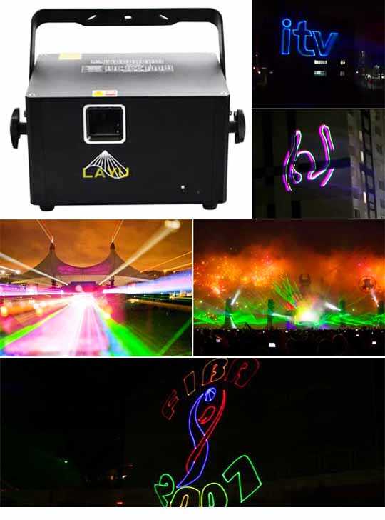 Проектор лазерного луча в небо WORLD CLASS 3B RGB 1W