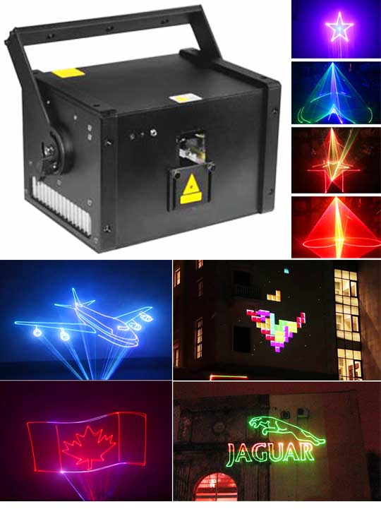 Лазерный проектор для рекламы на зданиях AH30RGB