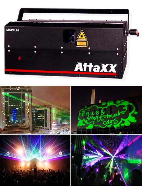 Лазерный проектор для рекламы MEDIALAS AttaXX Purewhite 4400
