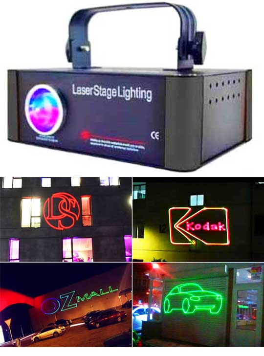 Программируемый лазер для рекламы X-Laser RGV